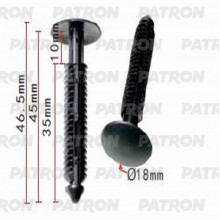 Клипса пластмассовая PATRON Ford / P37-1352