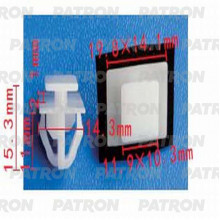 Клипса пластмассовая PATRON Hyundai,Kia / P37-1356