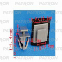 Клипса пластмассовая PATRON Hyundai, Kia / P37-1359