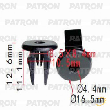 Фиксатор пластиковый PATRON Hyundai,Kia / P37-1361