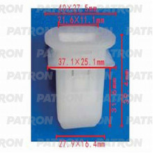 Фиксатор пластиковый PATRON TOYOTA / P37-1368