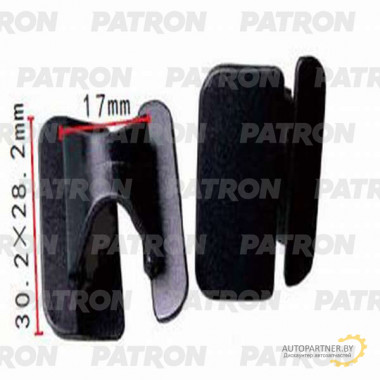 Зажим пластиковый PATRON Ford / P37-1390