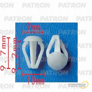 Фиксатор пластиковый PATRON Audi,Seat,Skoda,Volkswagen / P37-1394