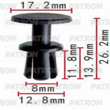 Клипса пластмассовая PATRON VAG / P37-1407