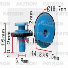 Клипса пластмассовая PATRON Nissan / P37-1412