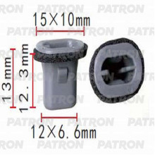Фиксатор пластиковый PATRON Nissan / P37-1416