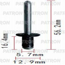 Заклепка металлическая PATRON TOYOTA / P37-1422
