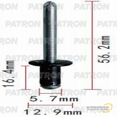 Заклепка металлическая PATRON TOYOTA / P37-1422