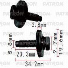 Болт металлический PATRON Различные марки / P37-1430