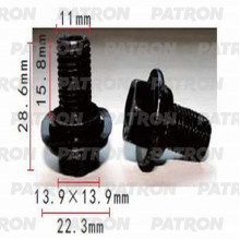 Болт металлический PATRON Lexus,Toyota / P37-1434