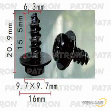 Шуруп металлический PATRON Различные марки / P37-1437