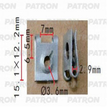 Скоба металлическая PATRON Fiat / P37-1446