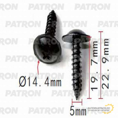 Шуруп металлический PATRON Hyundai,Kia / P37-1448