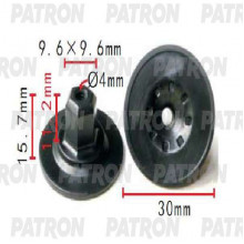 Гайка пластмассовая PATRON Audi, Seat, Skoda, Volkswagen / P37-1450