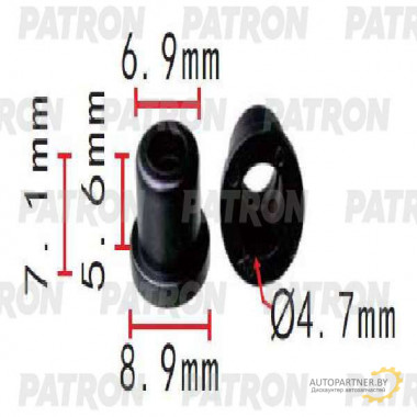 Втулка пластиковая PATRON BMW / P37-1451