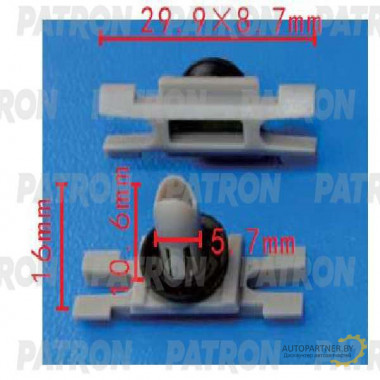 Клипса пластмассовая PATRON BMW / P37-1455
