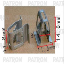 Зажим металлический PATRON Audi,Seat,Skoda,Volkswagen / P37-1469