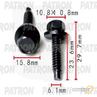 Болт металлический PATRON Chrysler / P37-1470