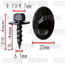 Винт металлический PATRON Toyota / P37-1481