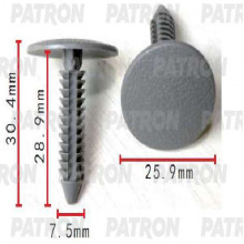 Клипса пластмассовая PATRON GM / P37-1487