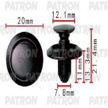 Клипса пластмассовая PATRON Nissan / P37-1494