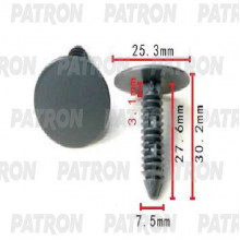 Клипса пластмассовая PATRON GM / P37-1500