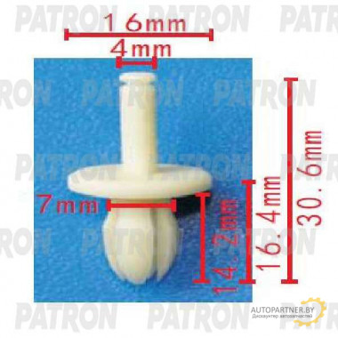 Клипса пластмассовая PATRON Volkswagen / P37-1504
