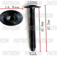 Болт металлический PATRON Audi,Seat,Skoda,Volkswagen / P37-1524