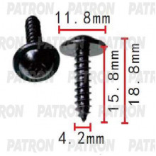 Винт металлический PATRON Audi,Seat,Skoda,Volkswagen / P37-1529