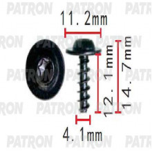 Винт металлический PATRON Audi,Seat,Skoda,Volkswagen / P37-1532