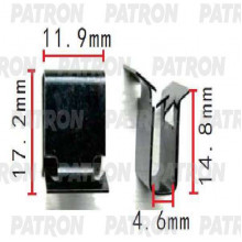 Зажим металлический PATRON Audi,Seat,Skoda,Volkswagen / P37-1539