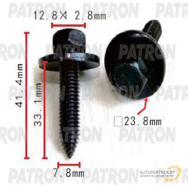 Винт металлический PATRON GM / P37-1540