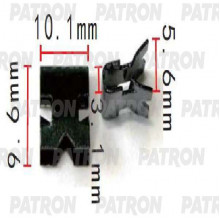 Зажим металлический PATRON Audi,Seat,Skoda,Volkswagen / P37-1548