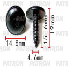 Винт металлический PATRON Audi,Seat,Skoda,Volkswagen / P37-1551