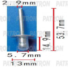 Заклепка металлическая PATRON Toyota / P37-1554