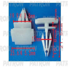 Клипса пластмассовая PATRON GM / P37-1589