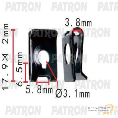 Скоба металлическая PATRON Hyundai / P37-1612