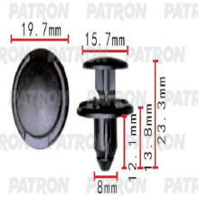 Клипса пластмассовая PATRON GM / P37-1616