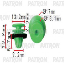 Клипса пластмассовая PATRON Mercedes / P37-1623