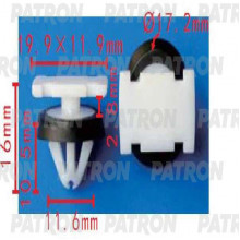 Клипса пластмассовая PATRON GM / P37-1639