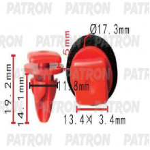 Клипса пластмассовая PATRON Chrysler / P37-1642