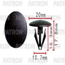 Клипса пластмассовая PATRON GM / P37-1645