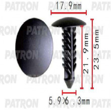 Клипса пластмассовая PATRON GM / P37-1654
