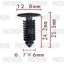 Клипса пластмассовая PATRON Ford / P37-1702