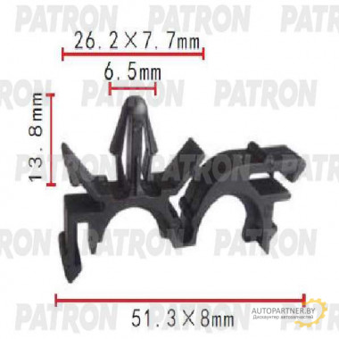 Клипса пластмассовая PATRON GM / P37-1709