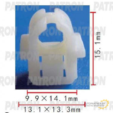 Клипса пластмассовая PATRON Acura,Honda / P37-1729