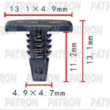 Клипса пластмассовая PATRON GM / P37-1731