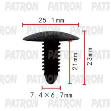 Клипса пластмассовая PATRON GM / P37-1754