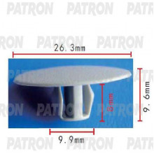 Клипса пластмассовая PATRON Mitsubishi / P37-1758