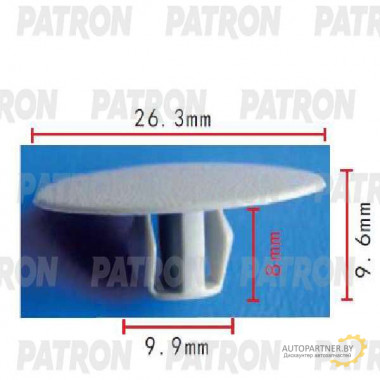 Клипса пластмассовая PATRON Mitsubishi / P37-1758
